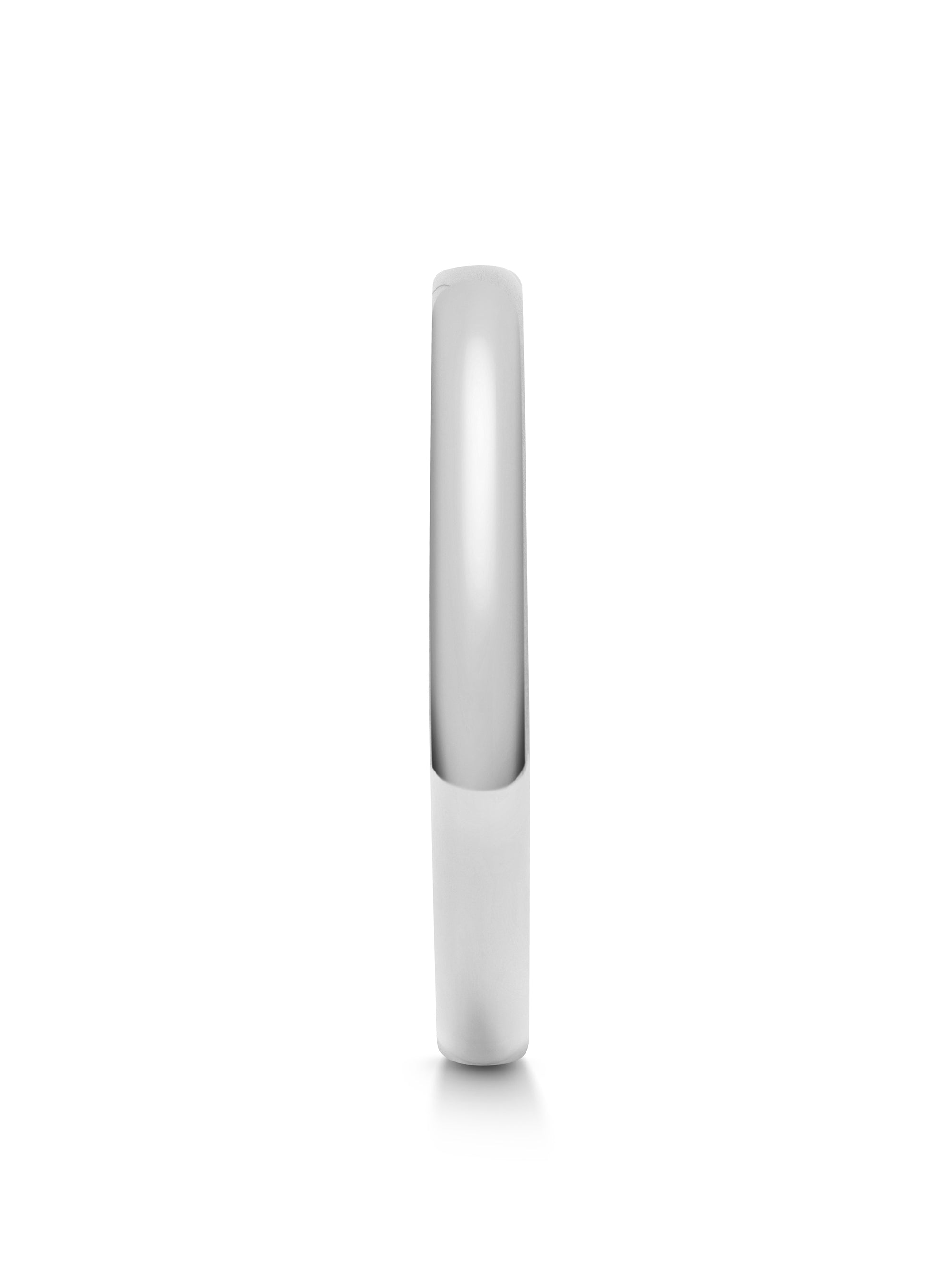 Classic 8mm Round Bangle in Silver 2