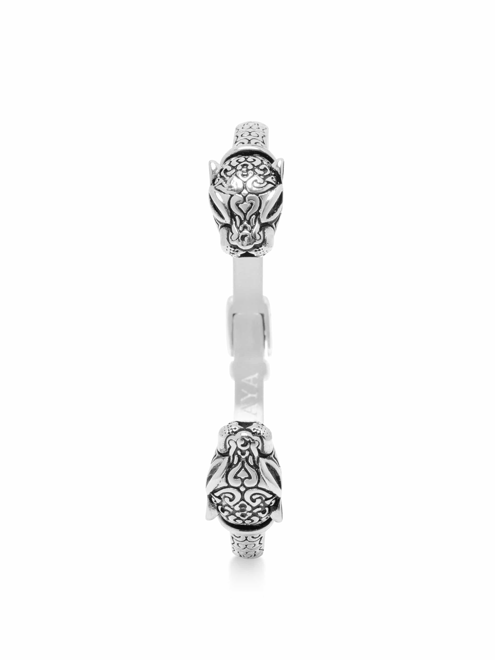 Women's Panther Bangle in Silver 4