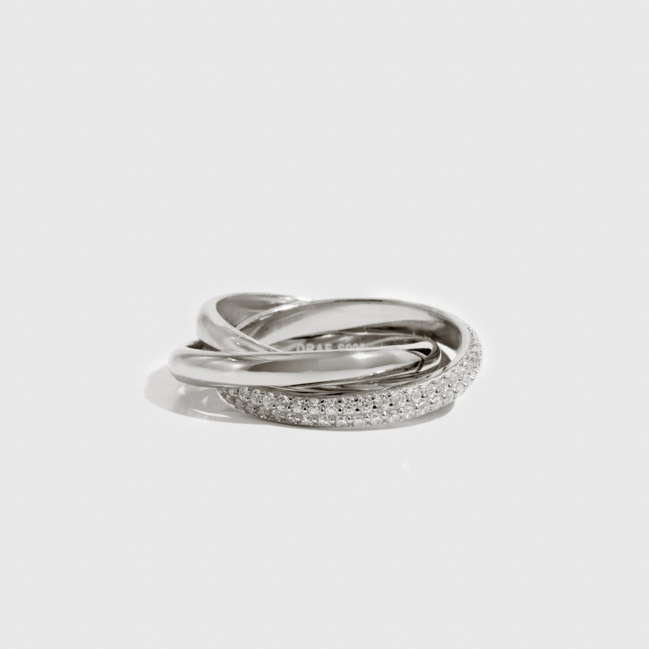 Eternal Trio Pavé Ring 0